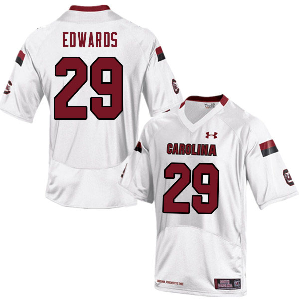 Men #29 Brandon Edwards South Carolina Gamecocks College Football Jerseys Sale-White
